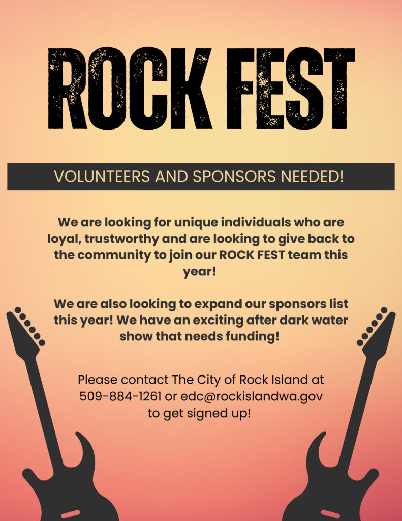 Rock Island Rock Fest Volunteers and Sponsors Needed 